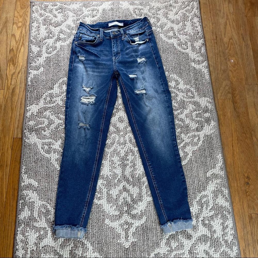 Kancan Jeans Skinny Distressed Size 26